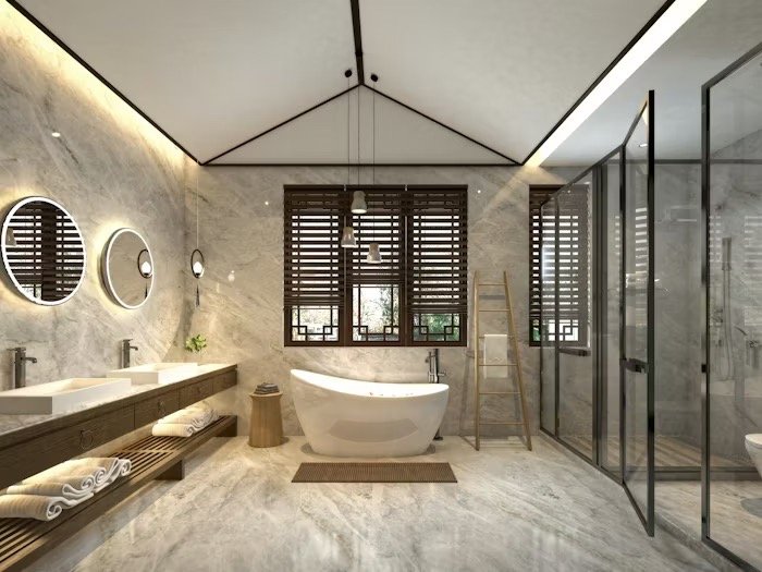 Luxury bathroom remodel in Los Angeles